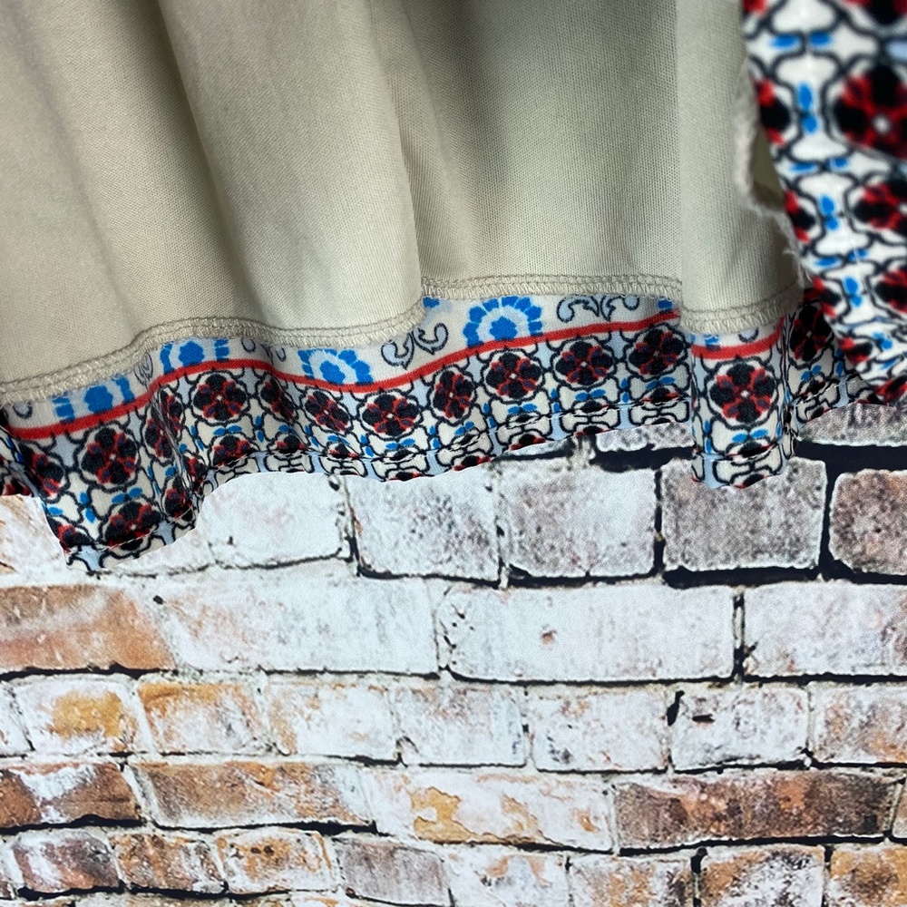 Miami Boho Mini Skirt with Tie & Pockets - Picture 6 of 7